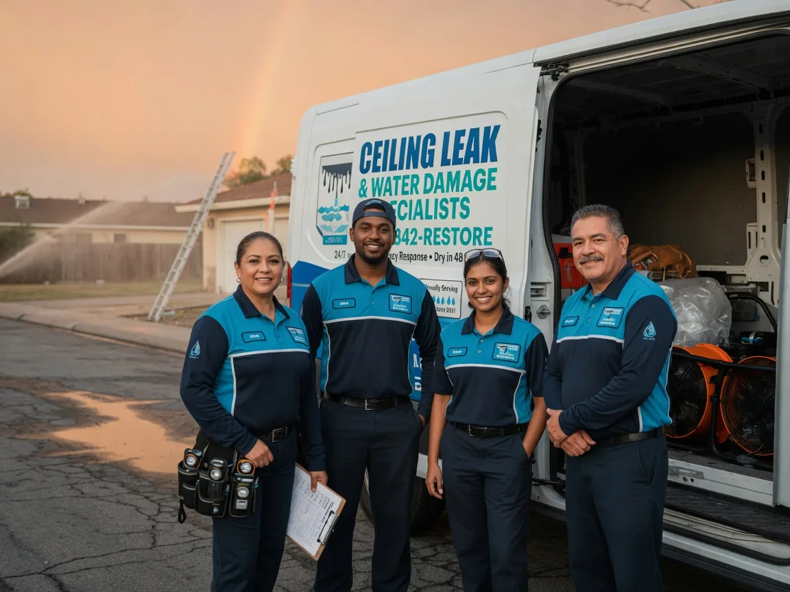 Ceiling Leak Cleanup company in Fletcher, OH